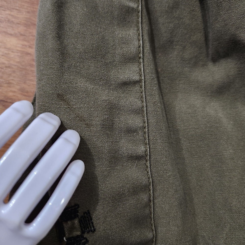 VTG Oakley Military Green Field Jacket Embroidered Logos Science and Art Large - Picture 8 of 16